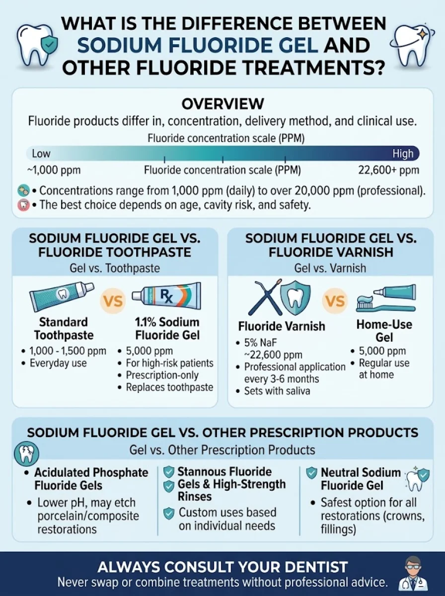 Sodium Fluoride Gel INFOGRAPHIC